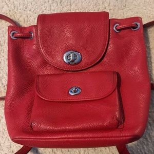 Coach mini back pack *RED*